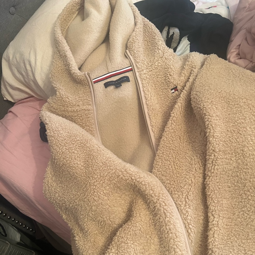 tommy medium sherpa coat